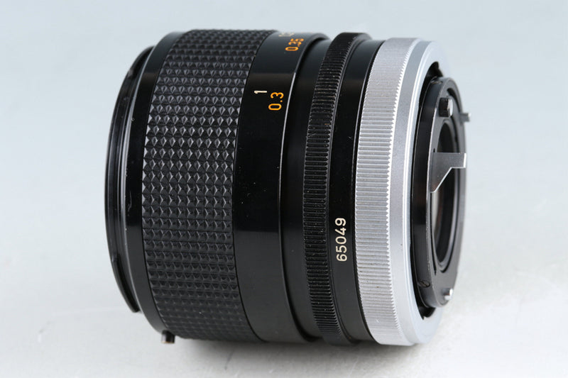 Canon FD 35mm F/2 S.S.C. Lens #45696H21