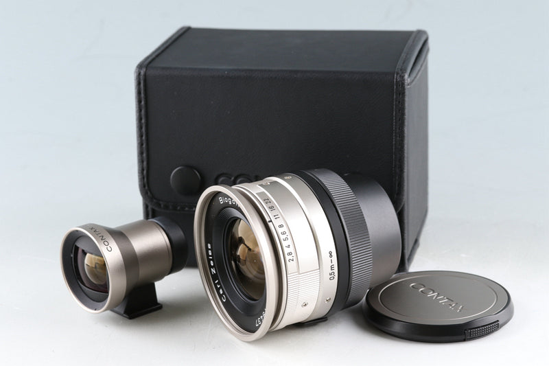 Contax Carl Zeiss Biogon T* 21mm F/2.8 Lens + GF-21mm Finder #45706Ｔ