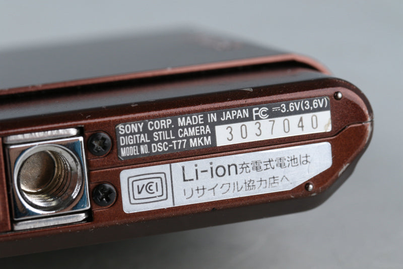 Sony Cyber-Shot DSC-T77 Digital Camera #45756D5