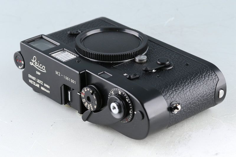 Leica Leitz M2 Repainted Black Repainted by Kanto Camera #45763T