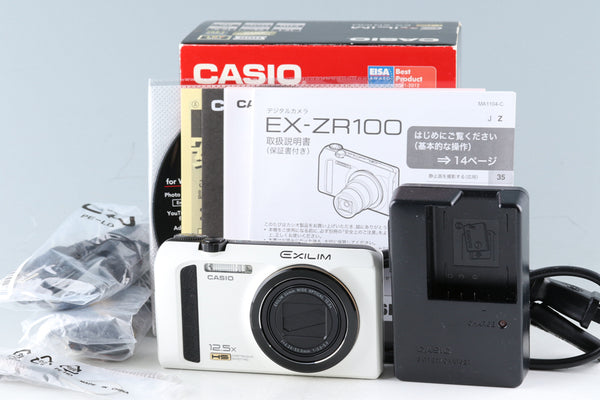 Casio Exilim EX-ZR100 Digital Camera With Box #45798L8