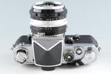 Nikon F2 + Nikkor-S Auto 50mm F/1.4 Lens #45814D2
