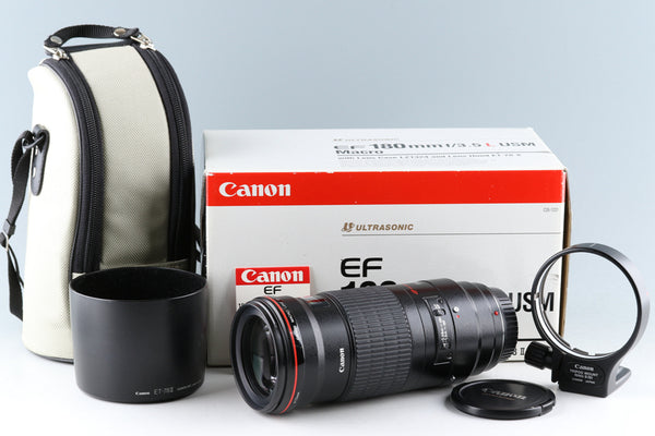 Canon EF Macro 180mm F/3.5 L USM Lens With Box #45843L3