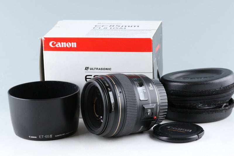 Canon EF 85mm F/1.8 USM Lens With Box #45848L3