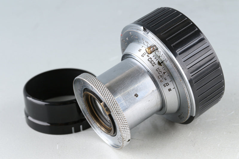 Leica Leitz Elmar 50mm F/3.5 Lens for L39 + M Mount Adapter #45866T