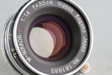 Nikon W-NIKKOR・C 35mm F/1.8 Lens for Leica L39 #45914C1