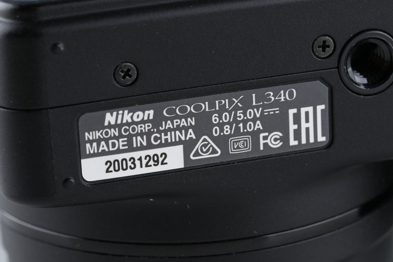 Nikon Coolpix L340 Digital Camera #46075D9 – IROHAS SHOP