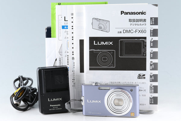 Panasonic Lumix DMC-FX60 Digital Camera With Box #46079L7