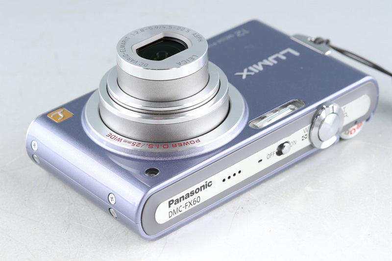 Panasonic Lumix DMC-FX60 Digital Camera With Box #46079L7 – IROHAS 