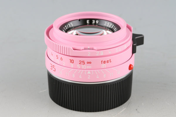Leica Summicron-M 35mm F/2 E39 Barbie Pink Lens for Leica M Repainted By Kanto Camera #46176T