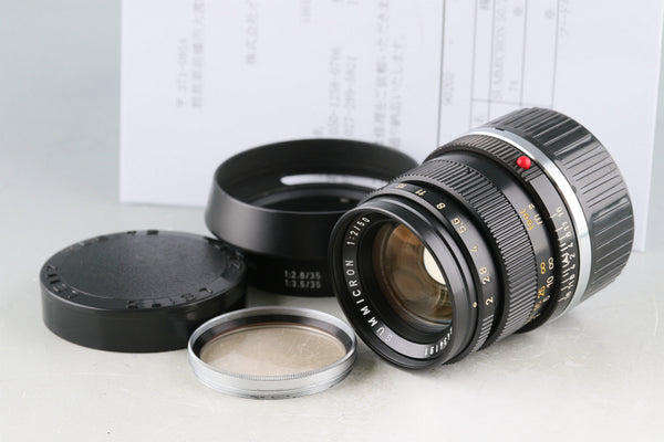 Leica Leitz Summicron 50mm F/2 Black Paint Lens for Leica M CLA By Kanto Camera #46199T