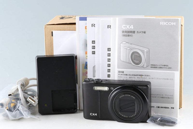 RICOH(リコー)CX4 BLACK デジタルカメラ(新品SDカード同梱)