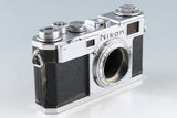 Nikon S2 35mm Rangefinder Film Camera #46250D4