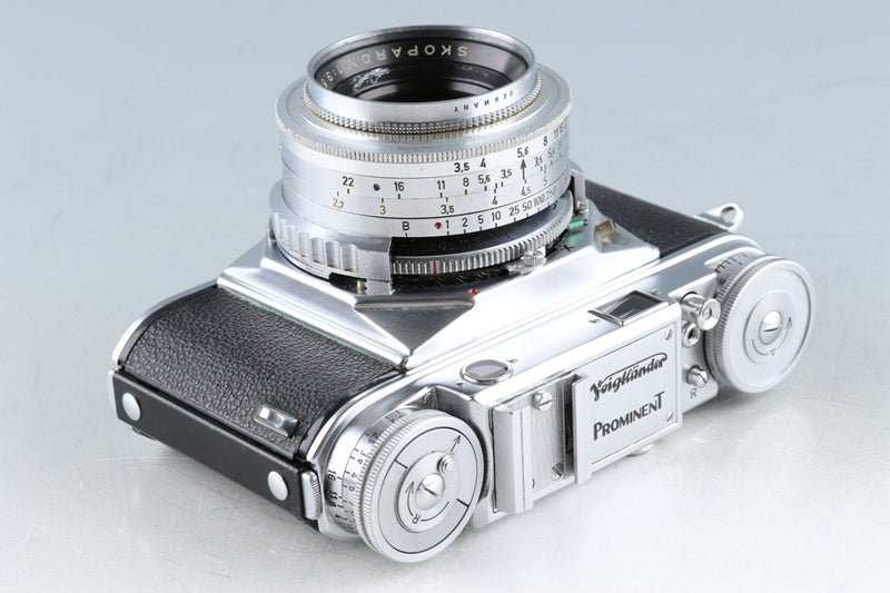 Voigtlander Prominent + Skoparon 35mm F/3.5 Lens + Turnit 3 Finder 
