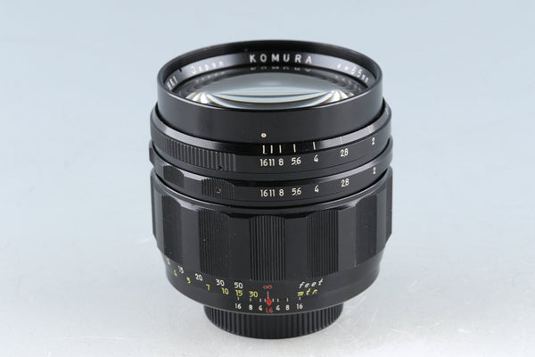 Sankyo Kohki Komura 85mm F/1.4 Lens for M42 #46517F4