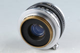 Sankyo Koki W-Komura 35mm F/3.5 Lens for Leica L39 #46526C1