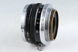 Sankyo Koki W-Komura 35mm F/3.5 Lens for Leica L39 #46526C1