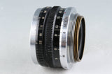 Sankyo Koki W-Komura 35mm F/3.5 Lens for Leica L39 #46526C1