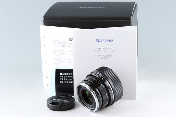 *New* Voigtlander Ultron Vintage Line 35mm F/2 Aspherical Type II Lens for Leica M With Box #46588L9