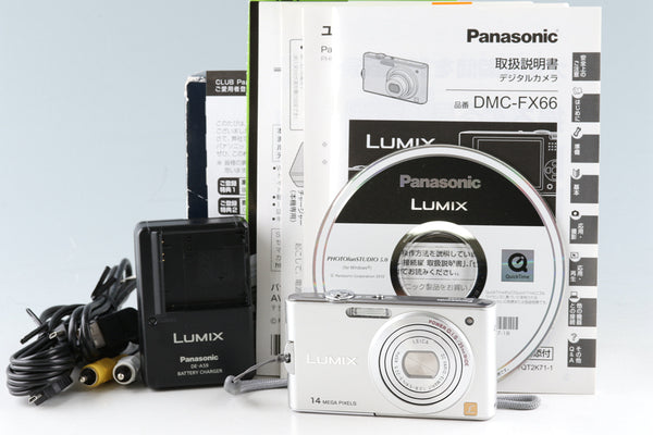 Panasonic Lumix DMC-FX66 Digital Camera With Box #46718L7 