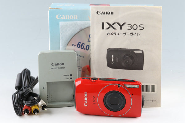 Canon IXY 30 S Digital Camera With Box #46854L3