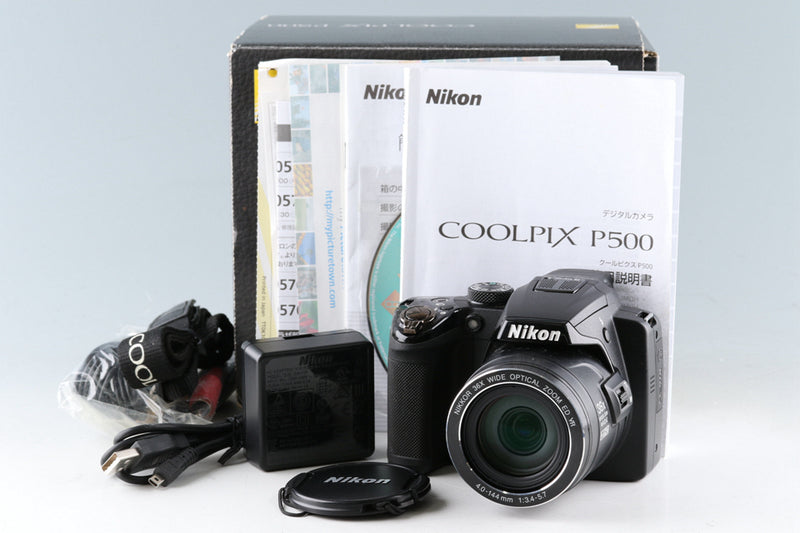 Nikon Coolpix P500 Digital Camera With Box #46886L4