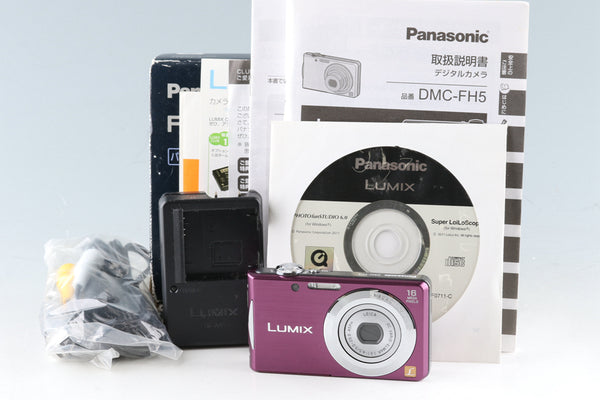 Panasonic Lumix DMC-FH5 Digital Camera With Box #46905L6
