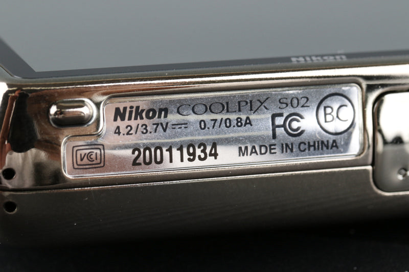 Nikon Coolpix S02 Digital Camera #46935D5