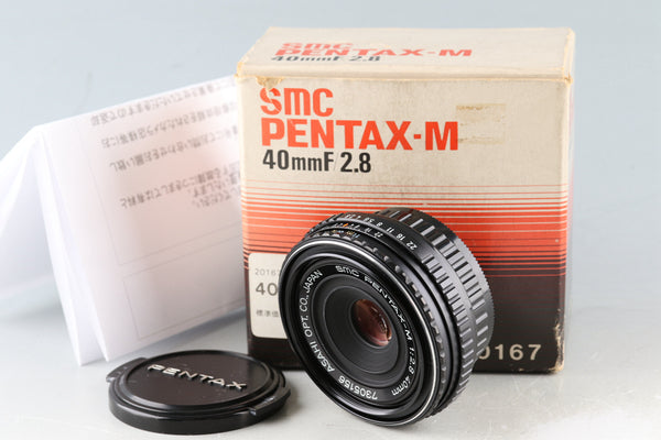 Asahi SMC Pentax-M 40mm F/2.8 Lens for Pentax K With Box #46939L8