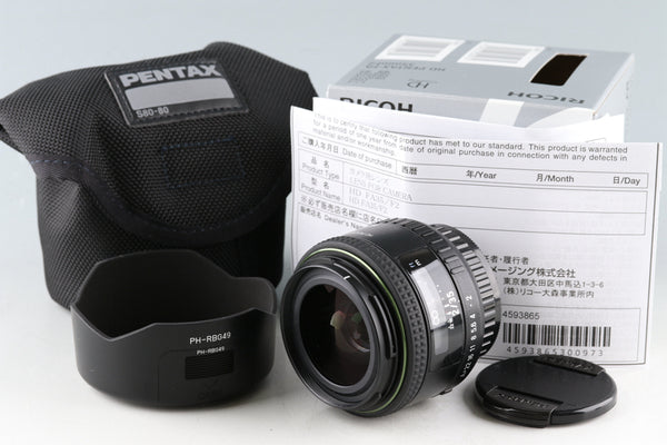 HD Pentax-FA 35mm F/2 Lens for Pentax K With Box #46940L8