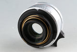 Leica Summicron 35mm F/2 ASPH. Lens for Leica L39 + M Adapter #46956T