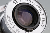 Leica Leitz Elmar 50mm F/3.5 Lens for Leica L39 #46960T