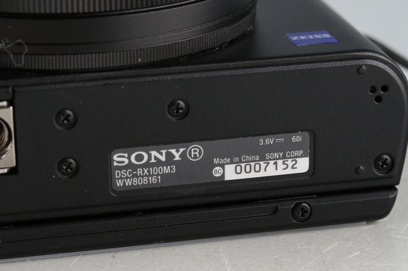 Sony Cyber-Shot DSC-RX100M3 Digital Camera #46988E4 – IROHAS SHOP