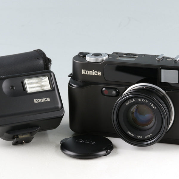 コニカ ヘキサー HEXAR 35mm F2.0 ストロボ付き - フィルムカメラ