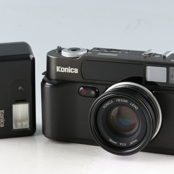 いつ店舗で購入したのでしょうかKonica HEXAR 35mm F2 \u0026 ストロボ