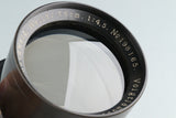 Voigtlander & Sohn. A.-G. Braunschweig. Heliar 360mm F/4.5 Lens #47158B6