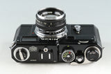 Nikon S3 Repainted Black + Nikkor-H.C 50mm F/2 Lens #47177E4