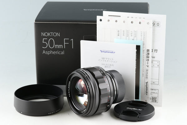 *New* Voigtlander Nokton 50mm F/1 Aspherical Lens for Leica M With Box #47273L8