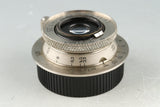 Leica Leitz Elmar 35mm F/3.5 Lens for L39 #47421T