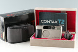 Contax T2 35mm Point & Shoot Film Camera With Box #47423L8