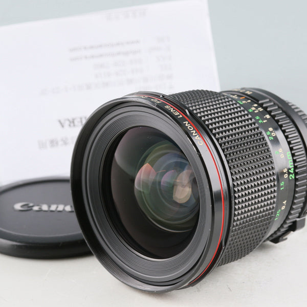 Canon FD 24mm F/1.4 L Lens CLA By Kanto Camera #47427F5