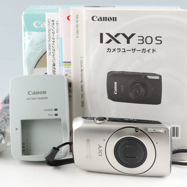 Canon IXY 30S Digital Camera With Box #47554L3