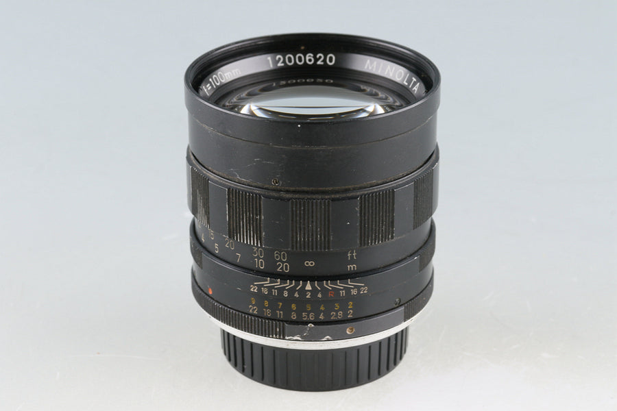 Minolta Auto Tele Rokkor-PF 100mm F/2 Lens #47568F5 – IROHAS SHOP