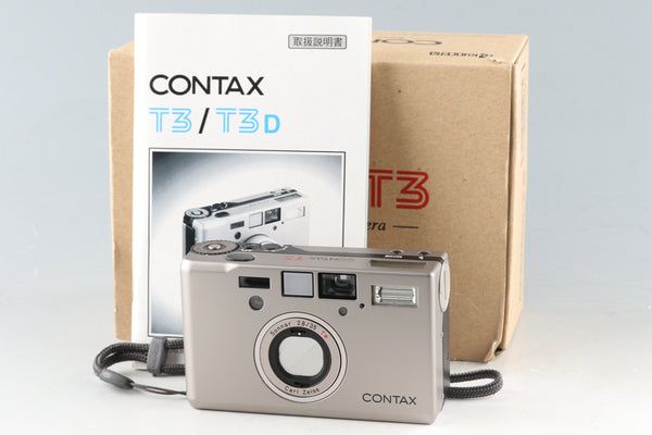 Contax T3 35mm Point & Shoot Film Camera With Box #47617L7