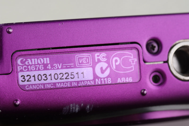 Canon IXY 600F Digital Camera #47625E5 – IROHAS SHOP