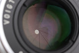 Voigtlander Color-Skopar 50mm F/2.5 Lens for L39 #47649C2