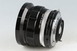 Nikon Nikkor-UD Auto 20mm F/3.5 Ai Convert Lens #47659A6