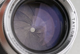 Taylor Hobson Anastigmat 2inch F/2 Lens for L39 #47680C2