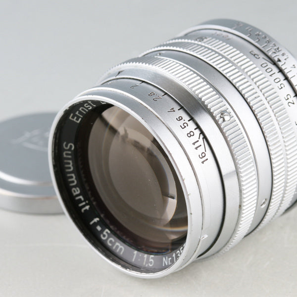 Leica Leitz Summarit 50mm F/1.5 Lens for Leica L39 #47716T ...