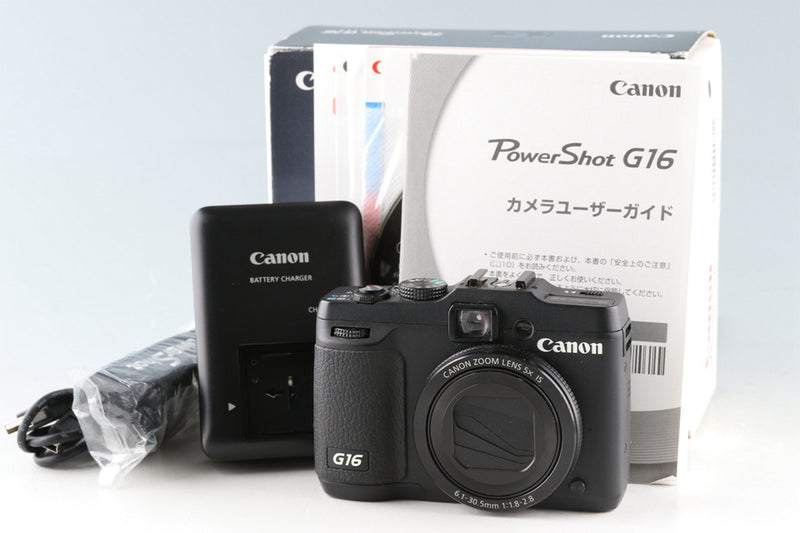 Canon Power Shot G16 Digital Camera With Box #47736L3